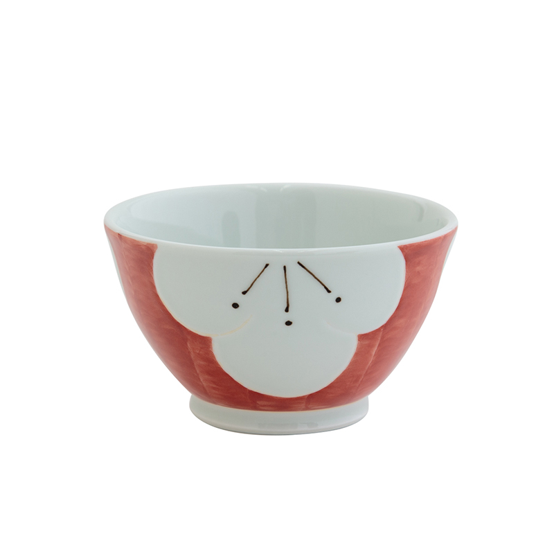 波佐見焼 マルチ碗 いろどり梅 RD